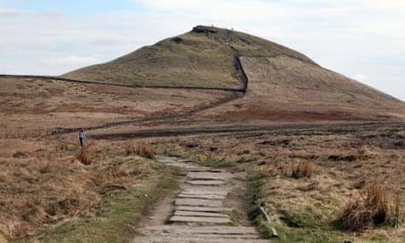 Shutlingsloe hill near Macclesfield.