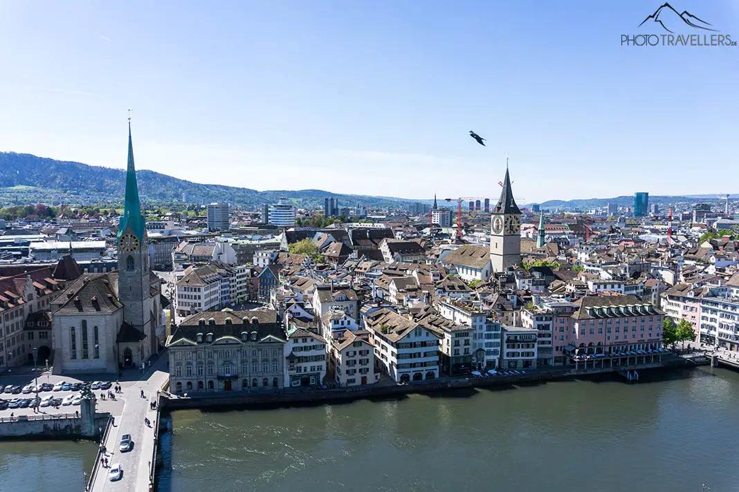 Der Ausblick vom Grossmünster ist einfach herrlich