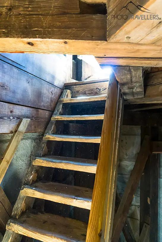 Die Treppe im Karlsturm