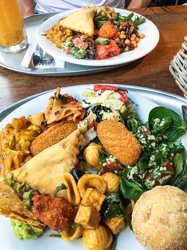 Vegetarisches Buffet im Tibits