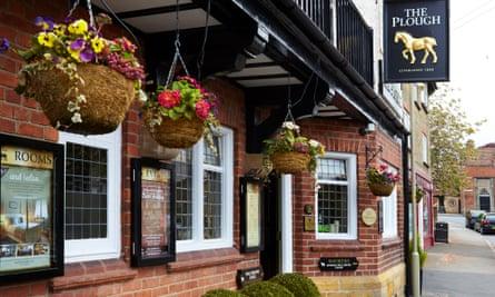 Exterior of The Plough, Scalby, North Yorkshire, UK.