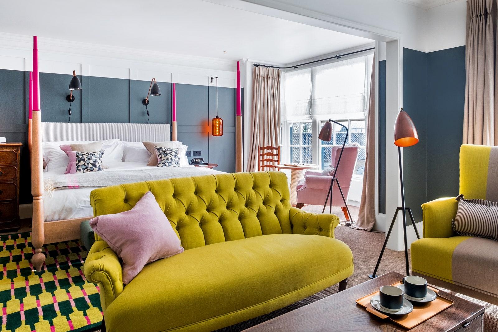 A room at The Swan hotel Southwold